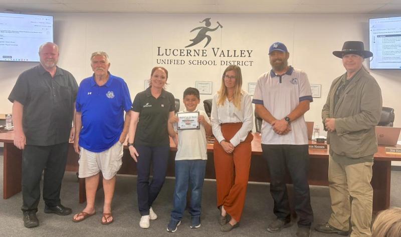 Joslyn Shuler and Miguel Cervantes Recognized as LVES Students of the Month Featured Photo
