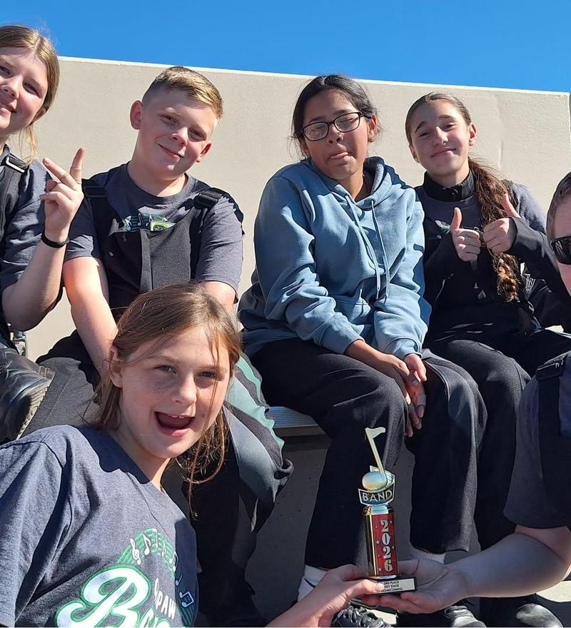 PSU Homcoming parade, QHS Band recieved 3rd place