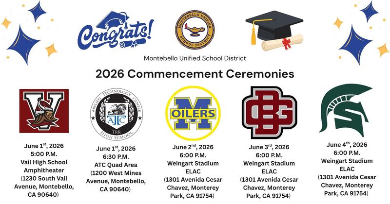 2026 Commencement Ceremonies Flyer