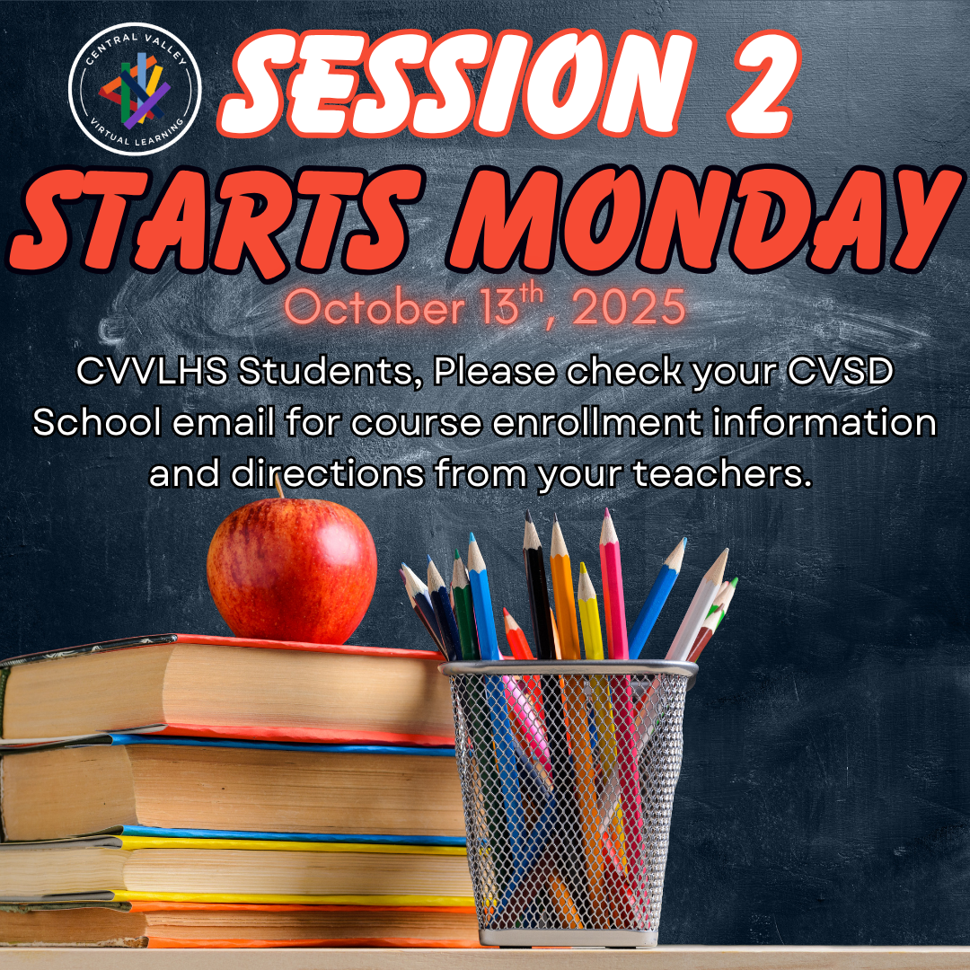 Session 2 starts Monday October 13