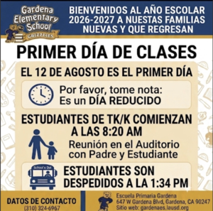 first day spanish
