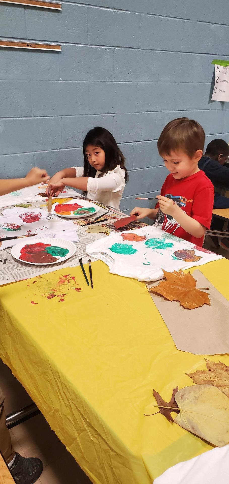 painting shirts