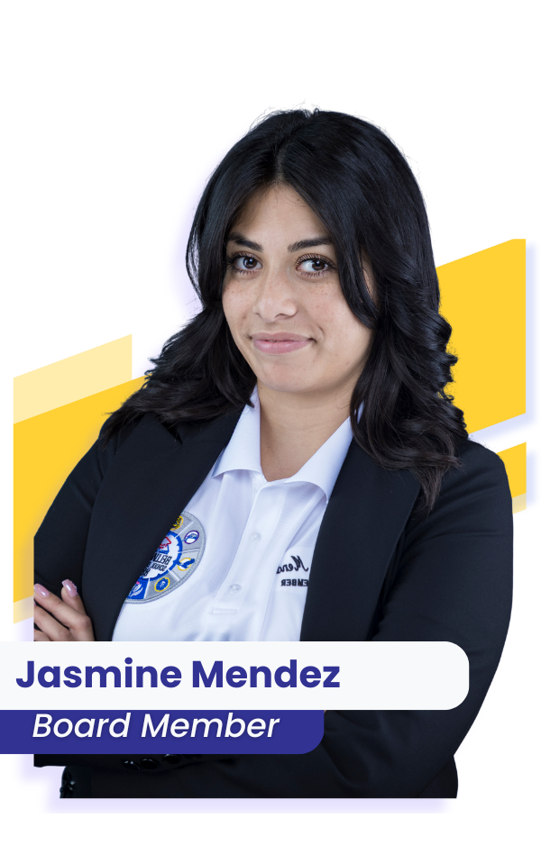 Board member Jasmine Mendez