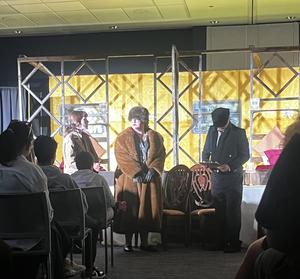 Actors on stage at ICC