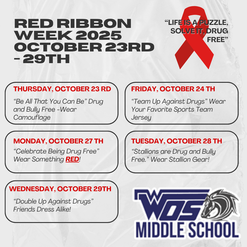 Red Ribbon Dress Up Days