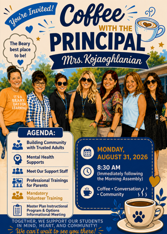 Coffee with the Principal!