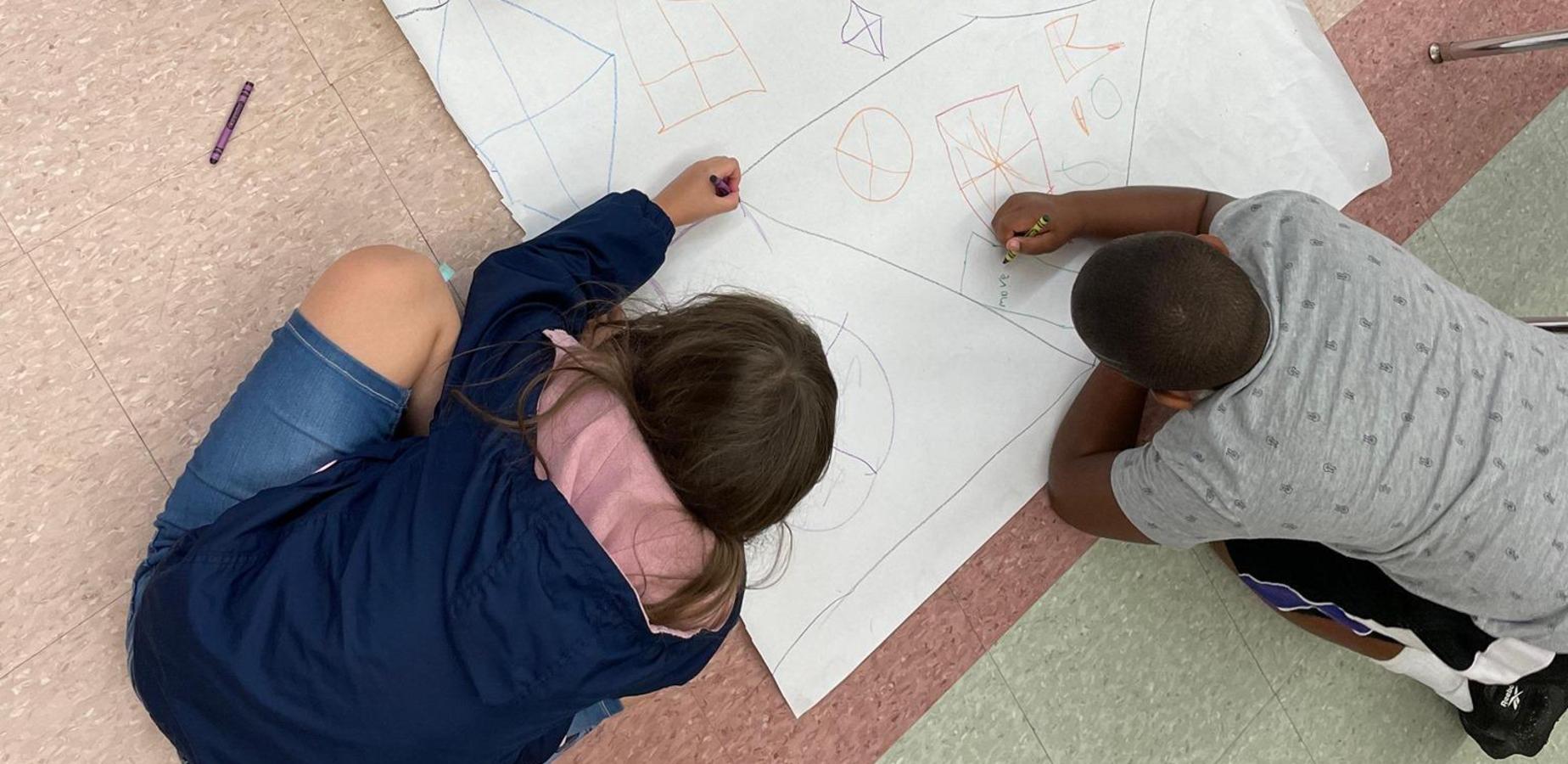Students working together