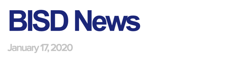 BISD News 1/17/20