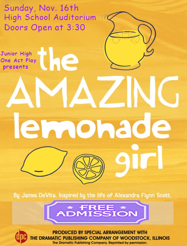 Amazing Lemonade Girl Poster