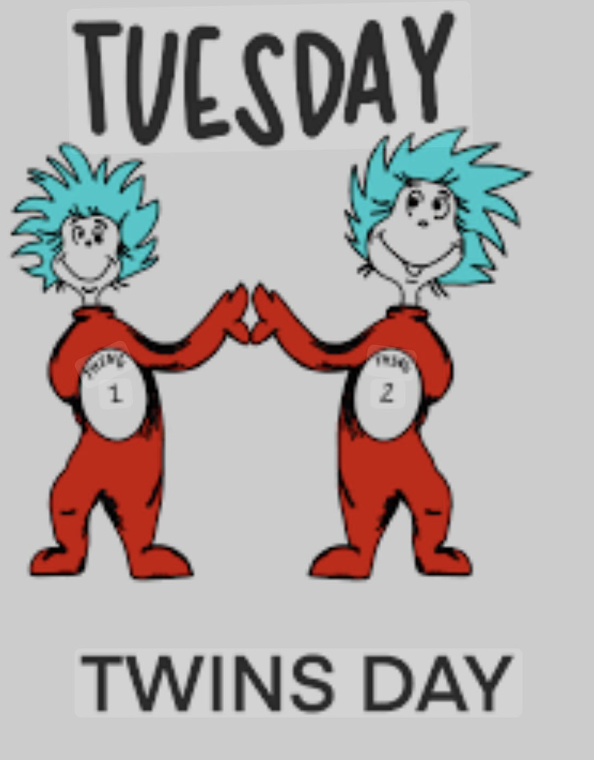 Twin Day on Tuesday