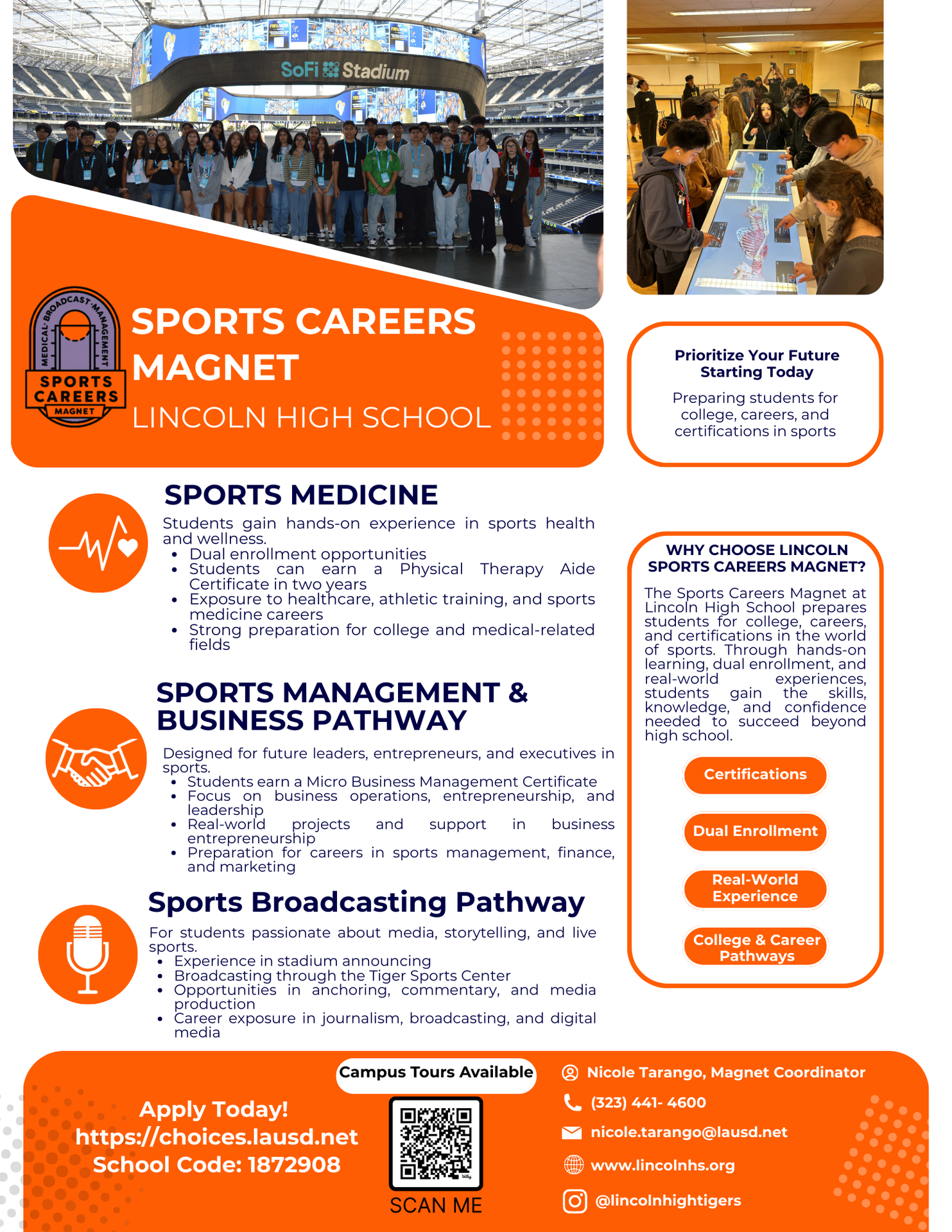 flyer for SCM Magnet