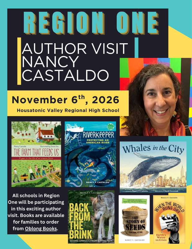 Flyer showing author Nancy Castaldo