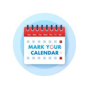 Mark your calendar!