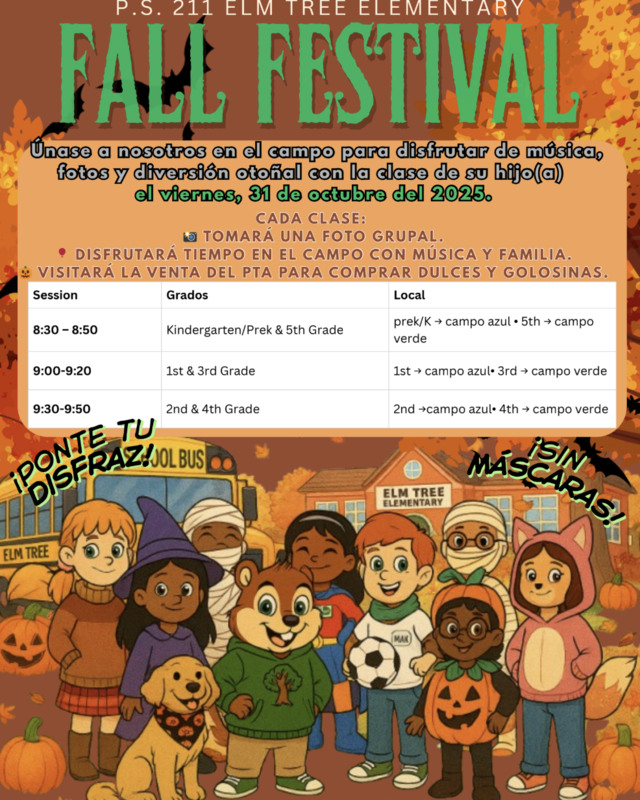 Spanish Fall Festival Flyer