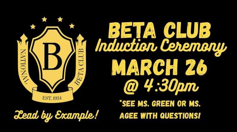 Congratulations to our Beta Club members! We are Pirate Proud of you!