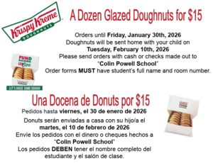 2026 Krispy Kreme Fundraiser at the Colin Powell School