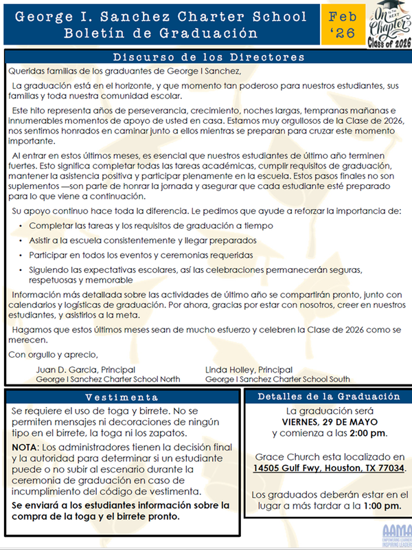 Informacion de Graduacion