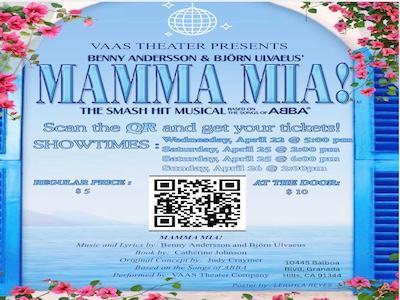 Flyer for the Spring Musical