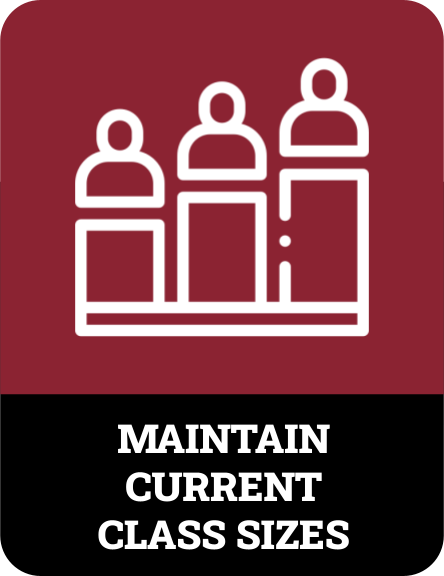 maintain small class sizes