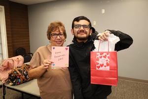 Adult Transition Program students delivered more than 200 Valentine’s Day cards to senior citizens.