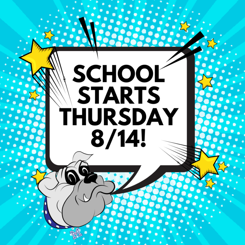 school starts tomorrow!