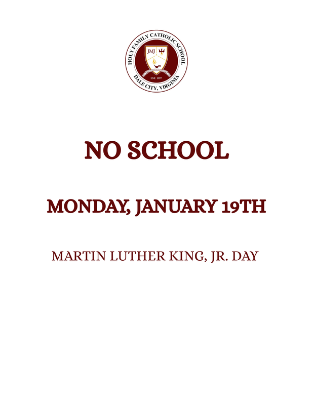 No School January 19th