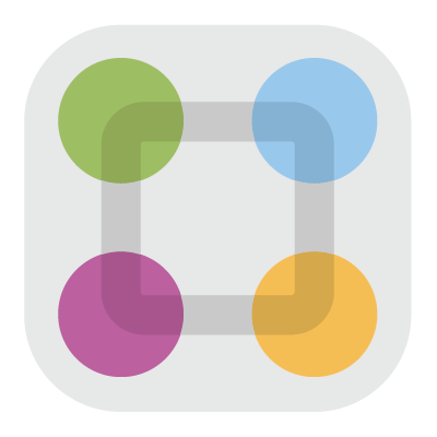 Image of the ParentSquare icon, which is a square with several colors surrounding it.