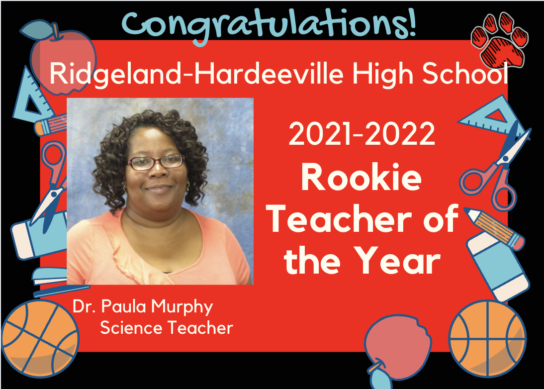 RHHS Rookie Teacher of the Year