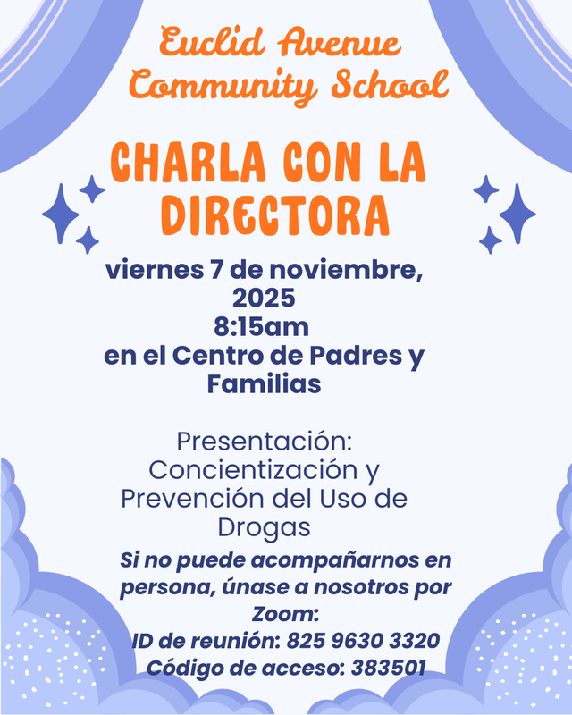 Charla con la Directora