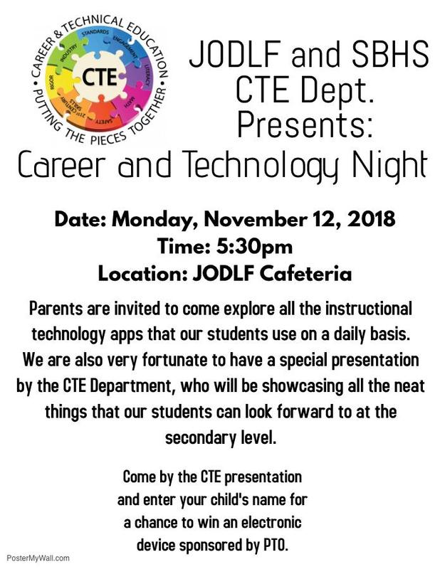 Career and Technology Night Flyer
