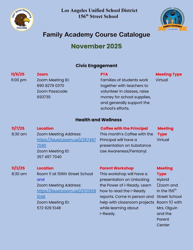 November Course Catalogue