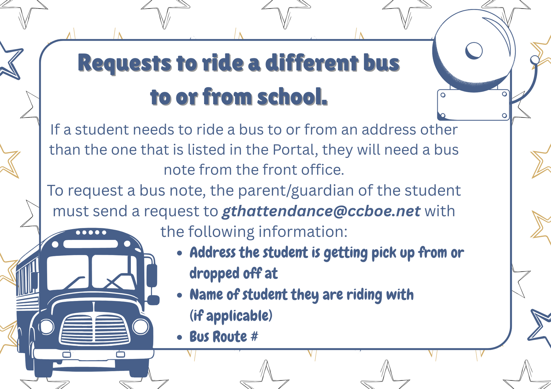 Bus Note Procedure