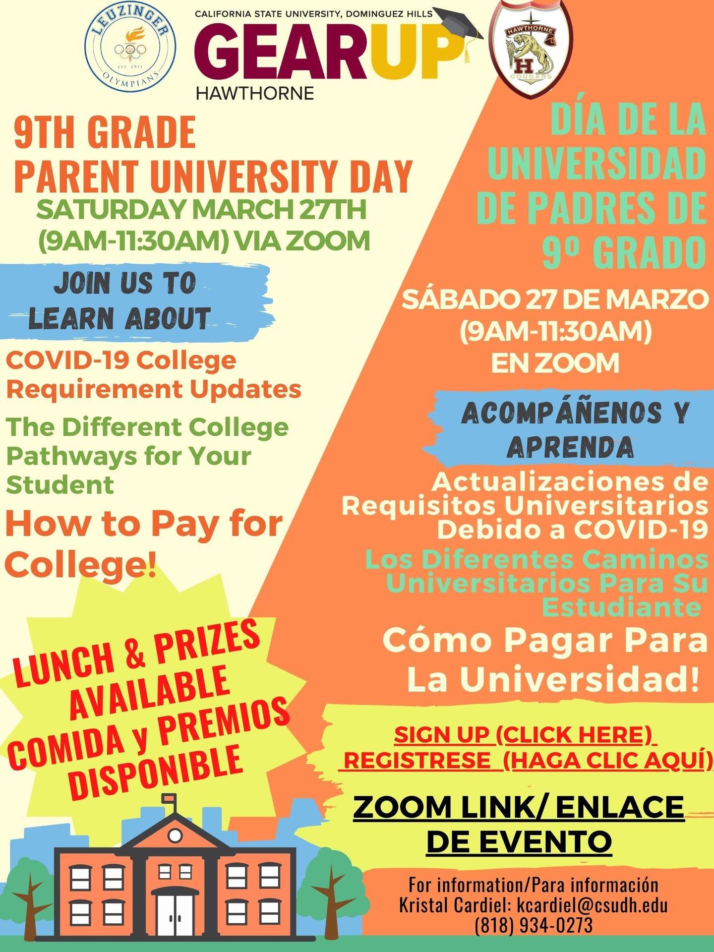 Gear-up Parent Univeristy