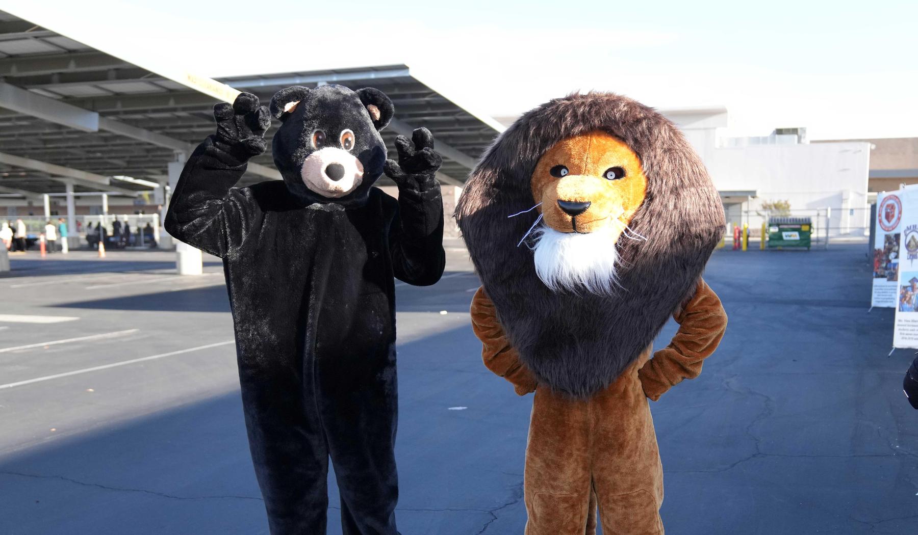 Rose Salgado Elementary and San Jacinto Leadership Academy mascots