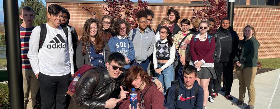 Students taking part in the YCAL sponsored IT Career Exploration trip to Penn State York campus.