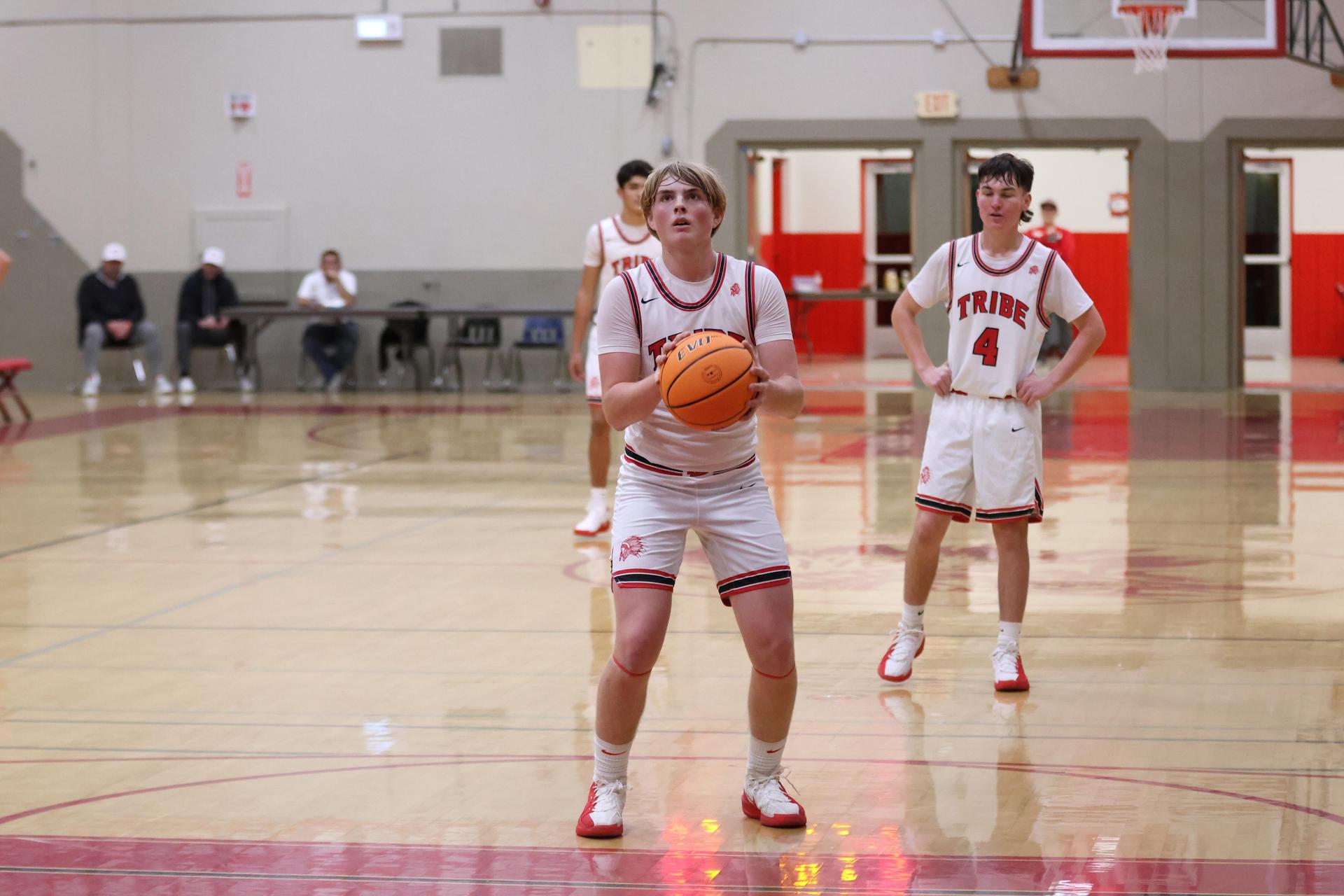 Varsity Boys Basketball playing vs. Orosi 65