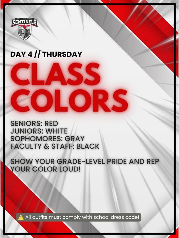 Thursday Dress: Class Colors Day