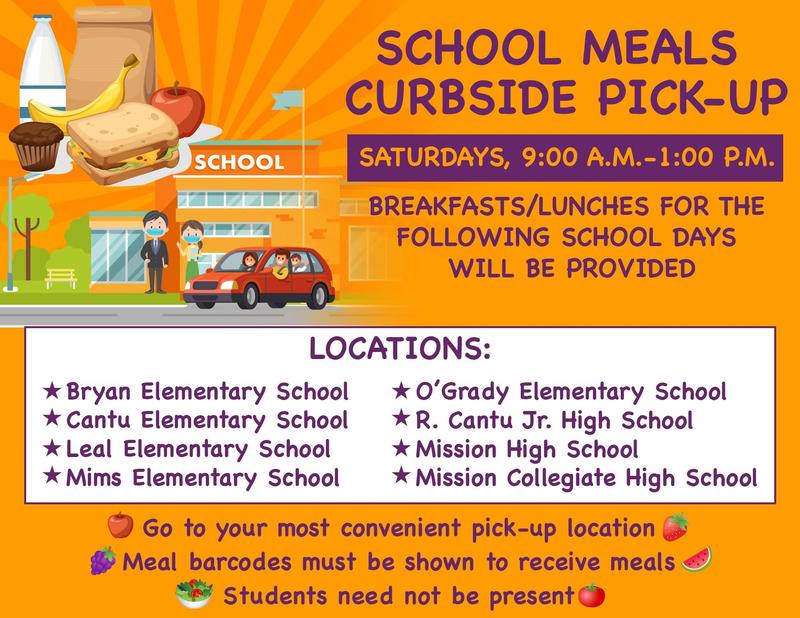 School Meals Curbside Pick-Up Featured Photo