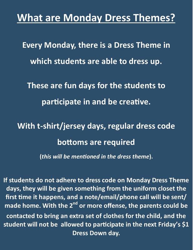 What are Dress Theme Mondays?