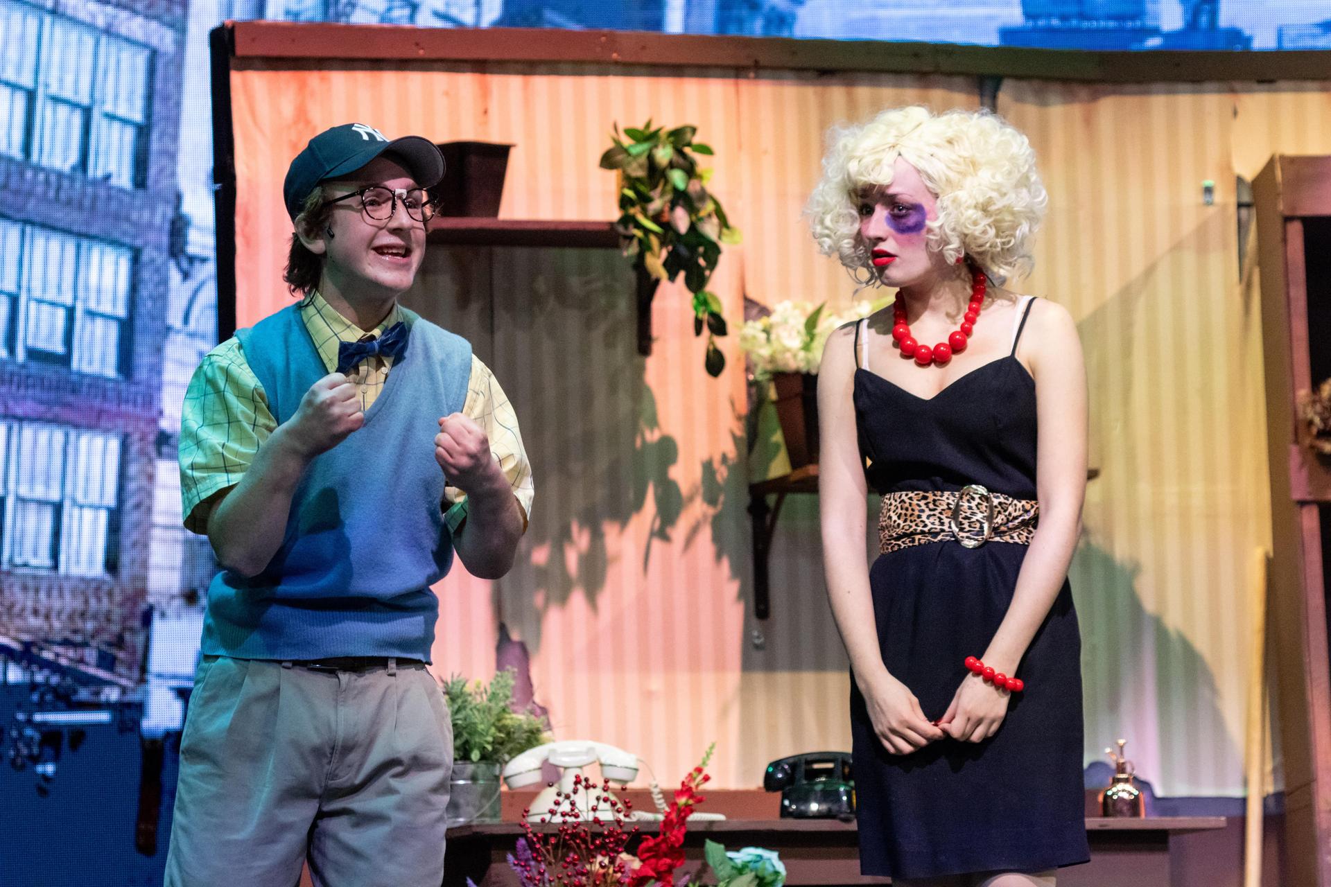 A scene from Little Shop of Horrors