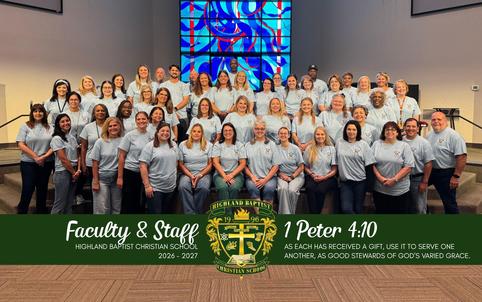 2026-27 Faculty & Staff