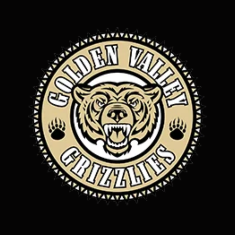 A grizzly bear with wording: Golden Valley Grizzlies