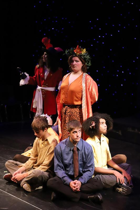 A picture of the Lost Boys in Gananda's production of "Peter/Wendy"