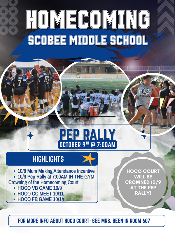 Scobee homecoming week events