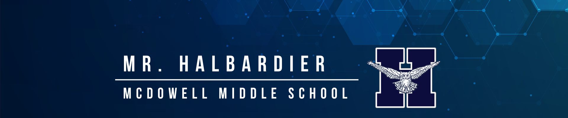Banner for Mr. Halbardier's main page