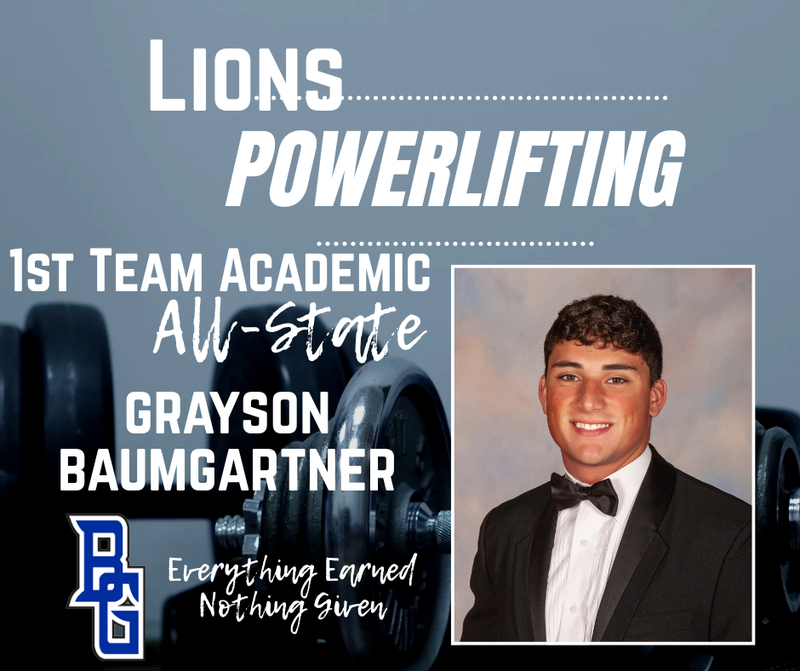Academic All-State Powerlifting Thumbnail Image