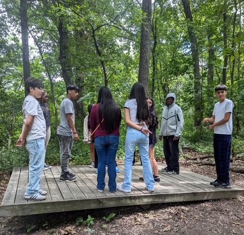 CMSA middle school students enjoy a nature field trip