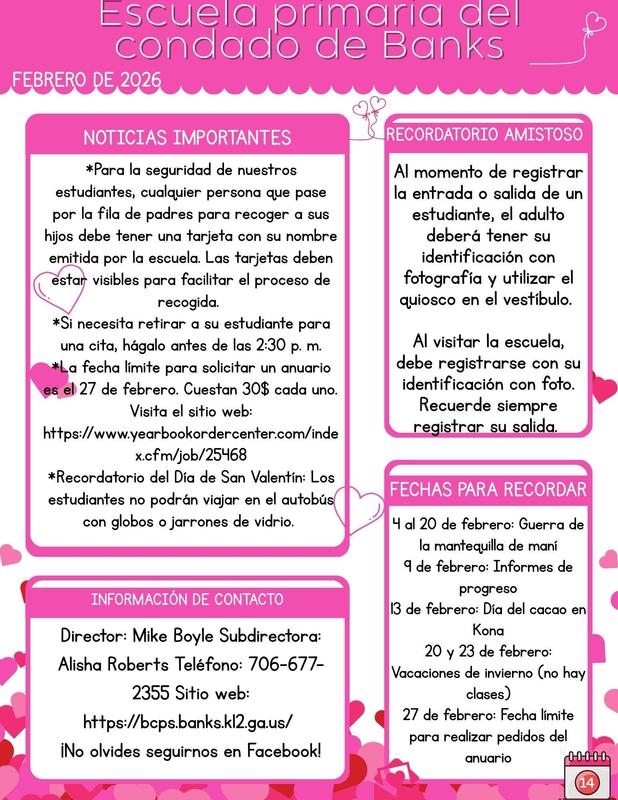 FebSpanish Newsletter