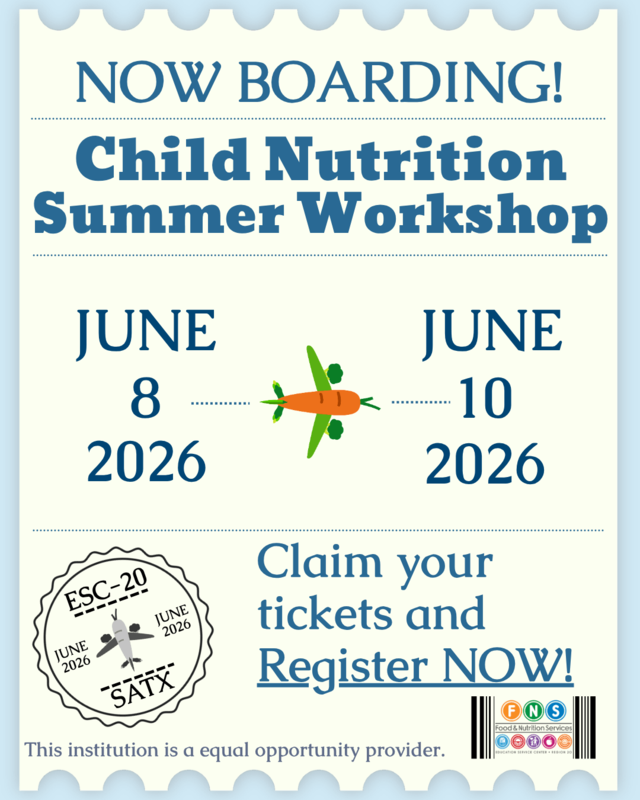 ESC 20 Child Nutrition Workshop