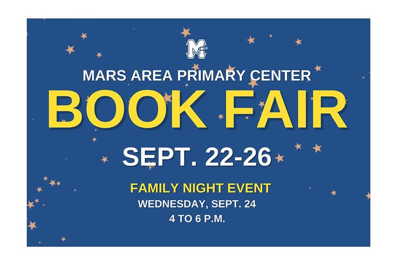 Primary Center Scholastic Book Fair Set for Sept. 22-26